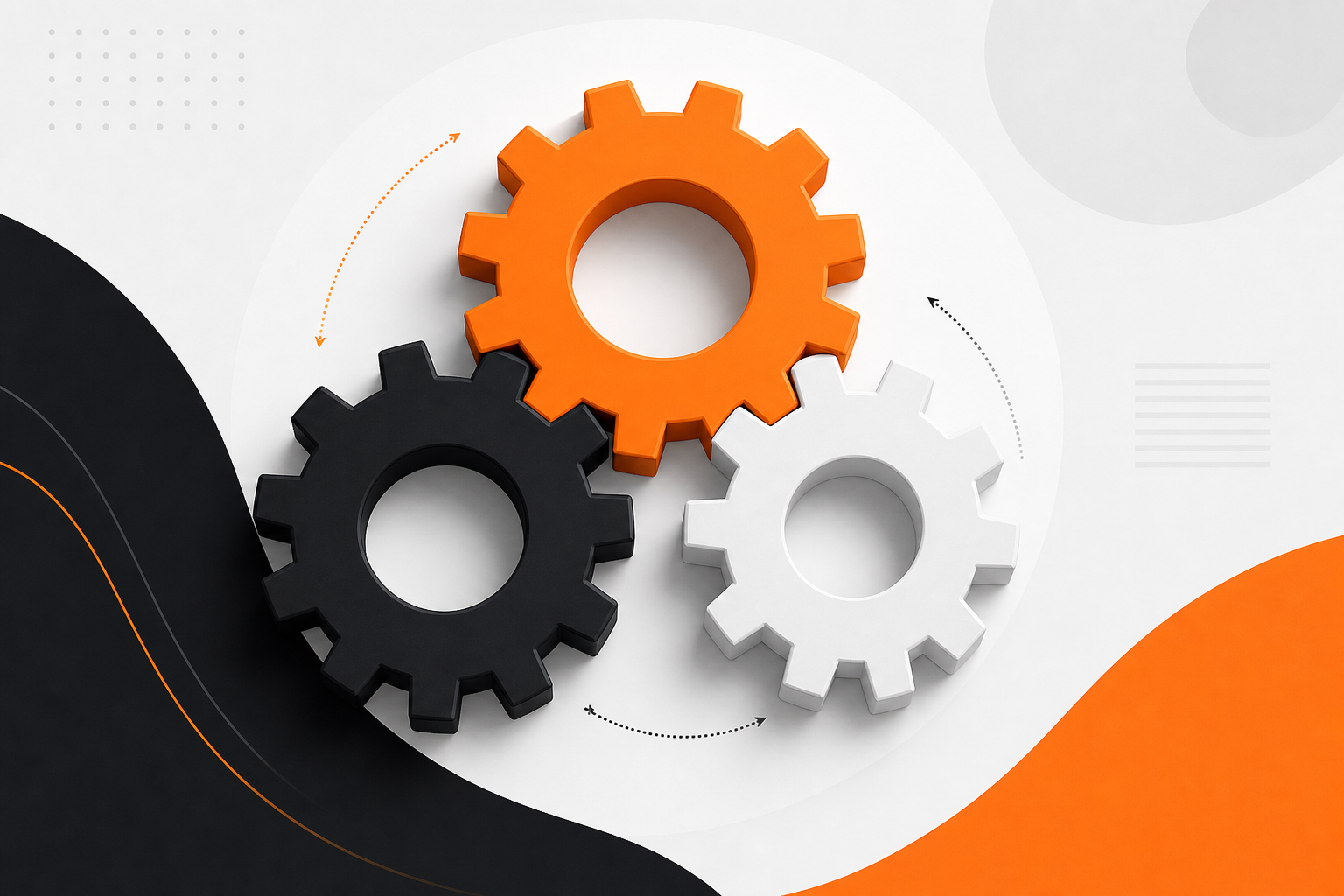 Orange and Black Google Ads Quality Conceptual depiction