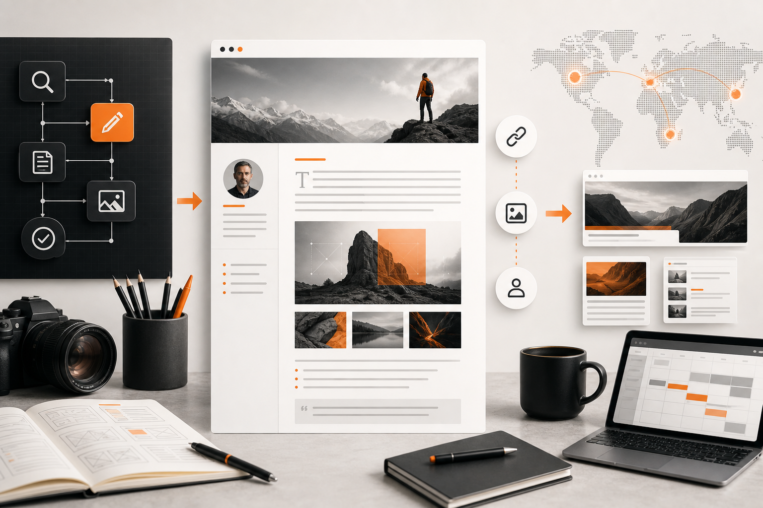 Orange and Black Article Guest Posting