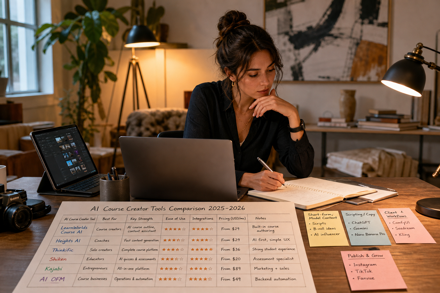 AI Course Creator Tools Comparison 2025–2026