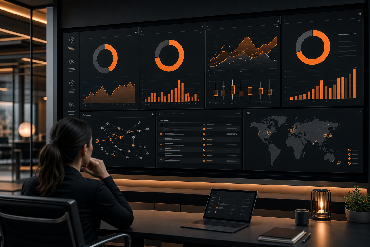 Orange and Black Agentic AI pitfalls Observability dashboard