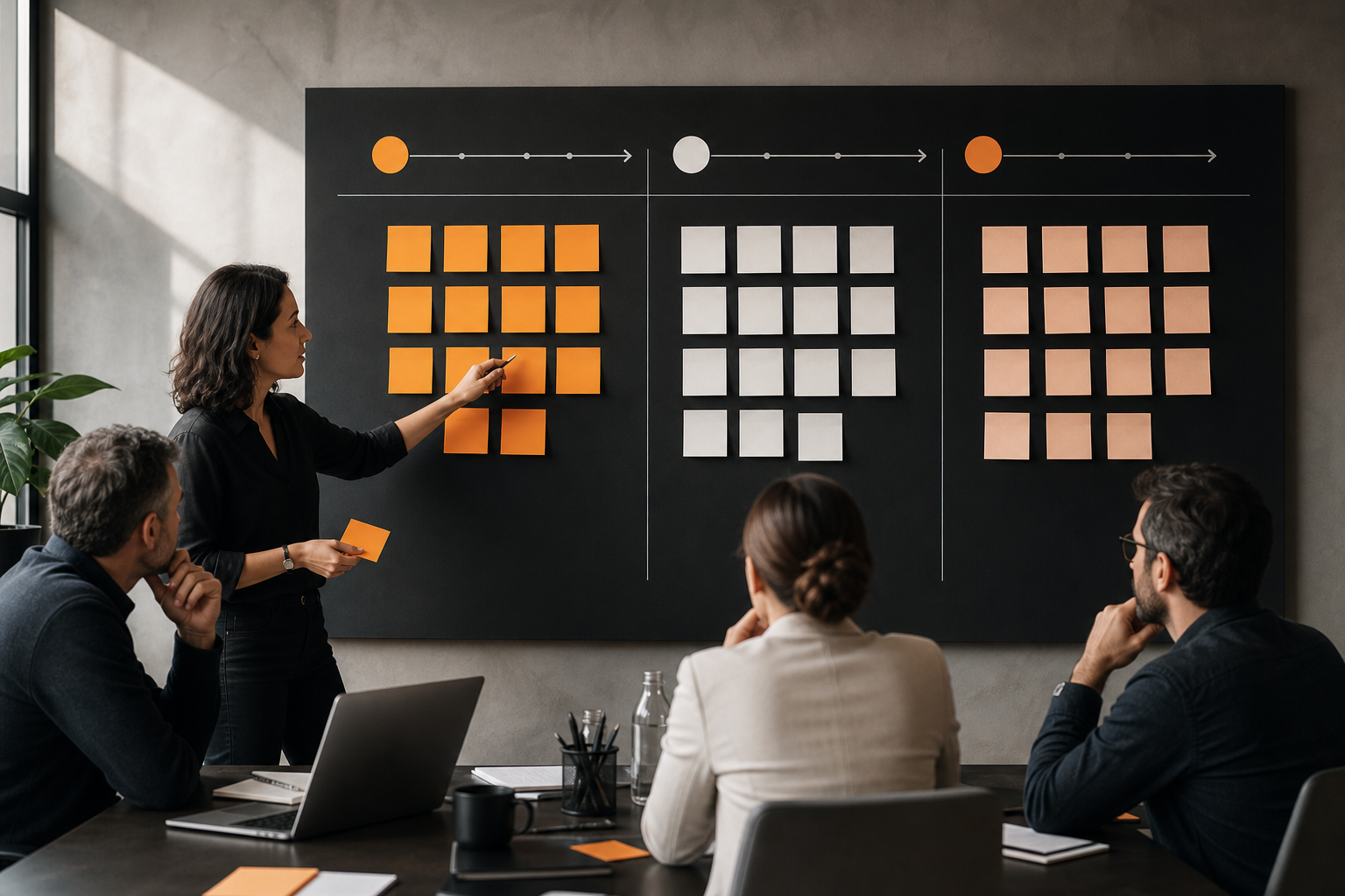 Orange and Black Big Data in Marketing 30-60-90 day roadmap