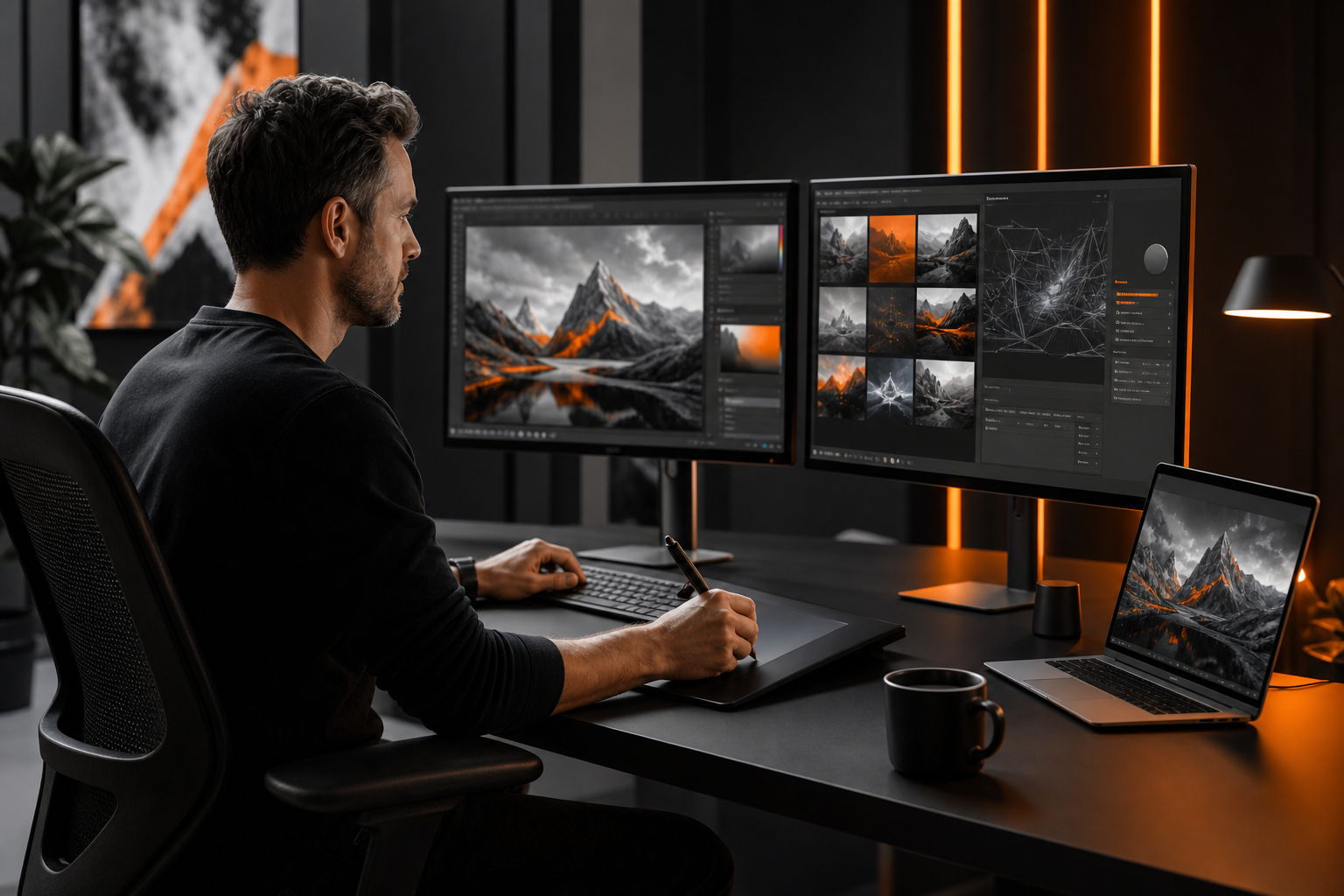 Orange and Black Remote Access Software Setup