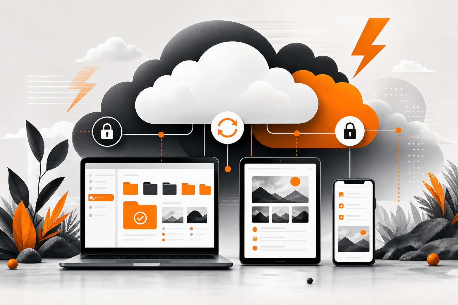 Orange and Black Best Cloud Storage Devices