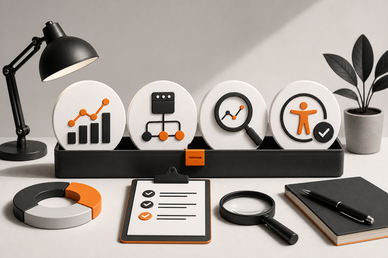 Orange and Black Content Audit Toolkit
