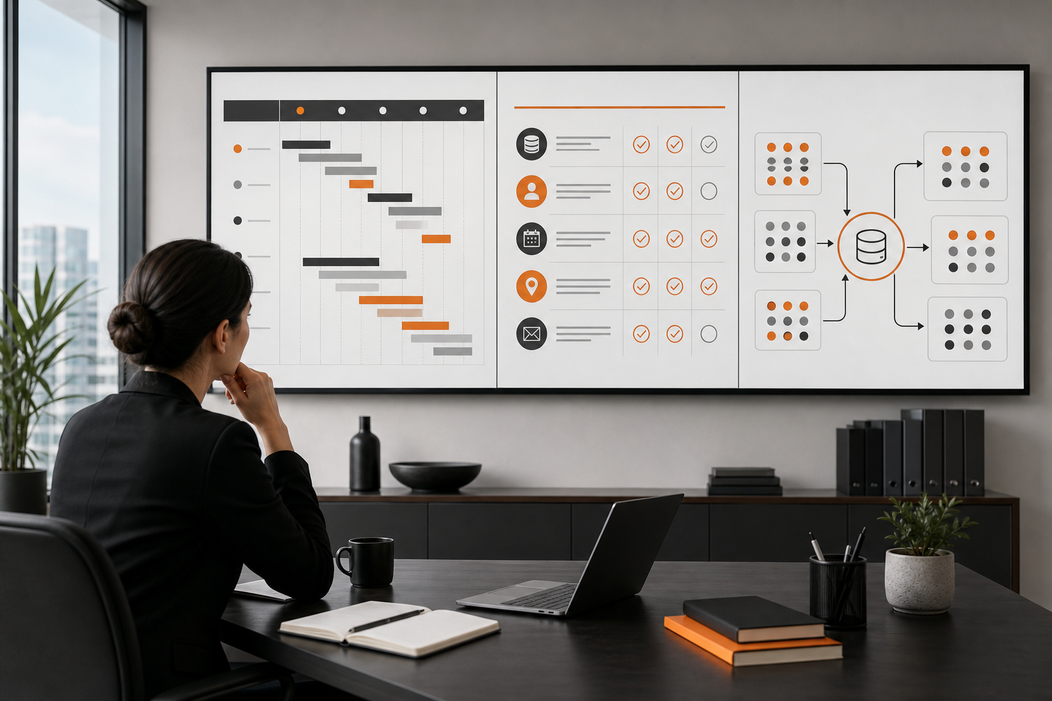 Orange and Black Big Data in Marketing Workflow