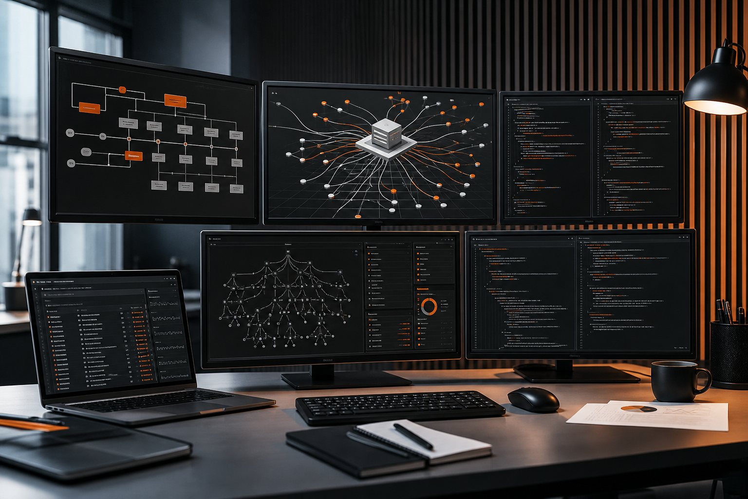 Orange and Black SEO Consulting Services Audit
