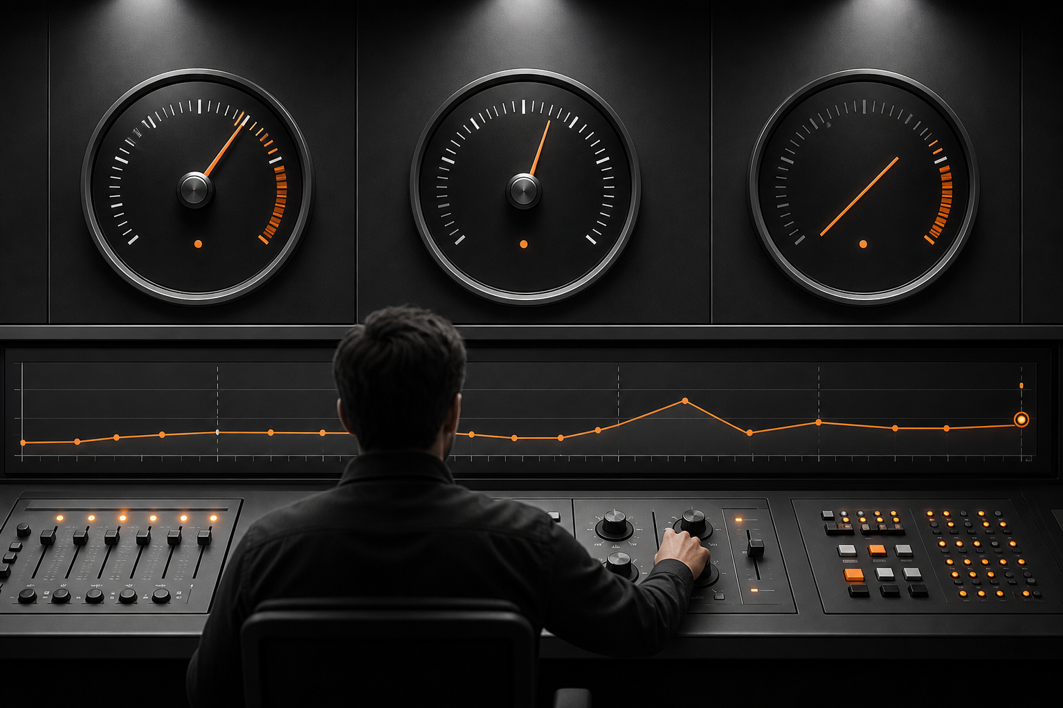 Orange and Black Google Ads Budgeting Concept image