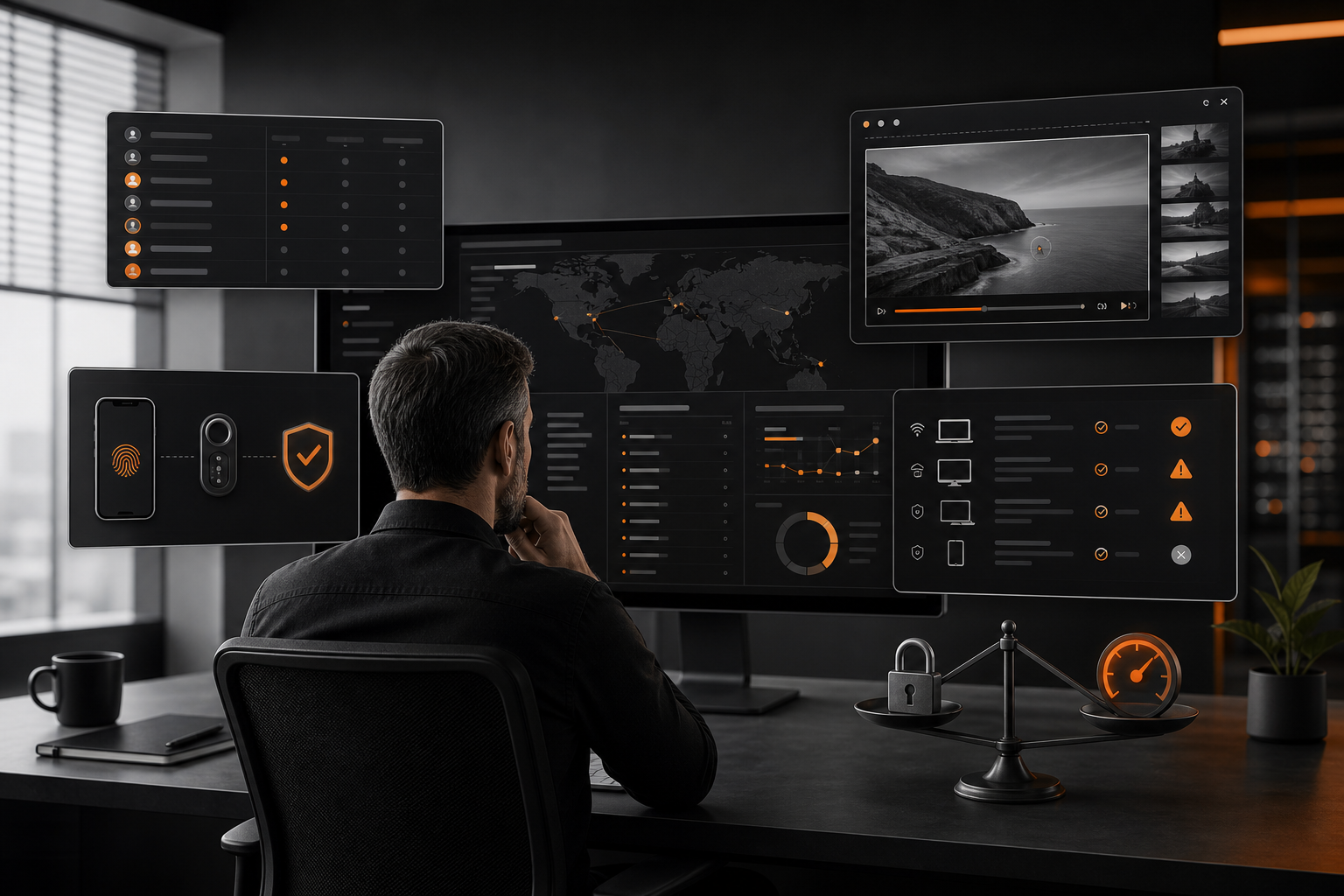 Orange and Black Content Marketing Agency Stakeholders