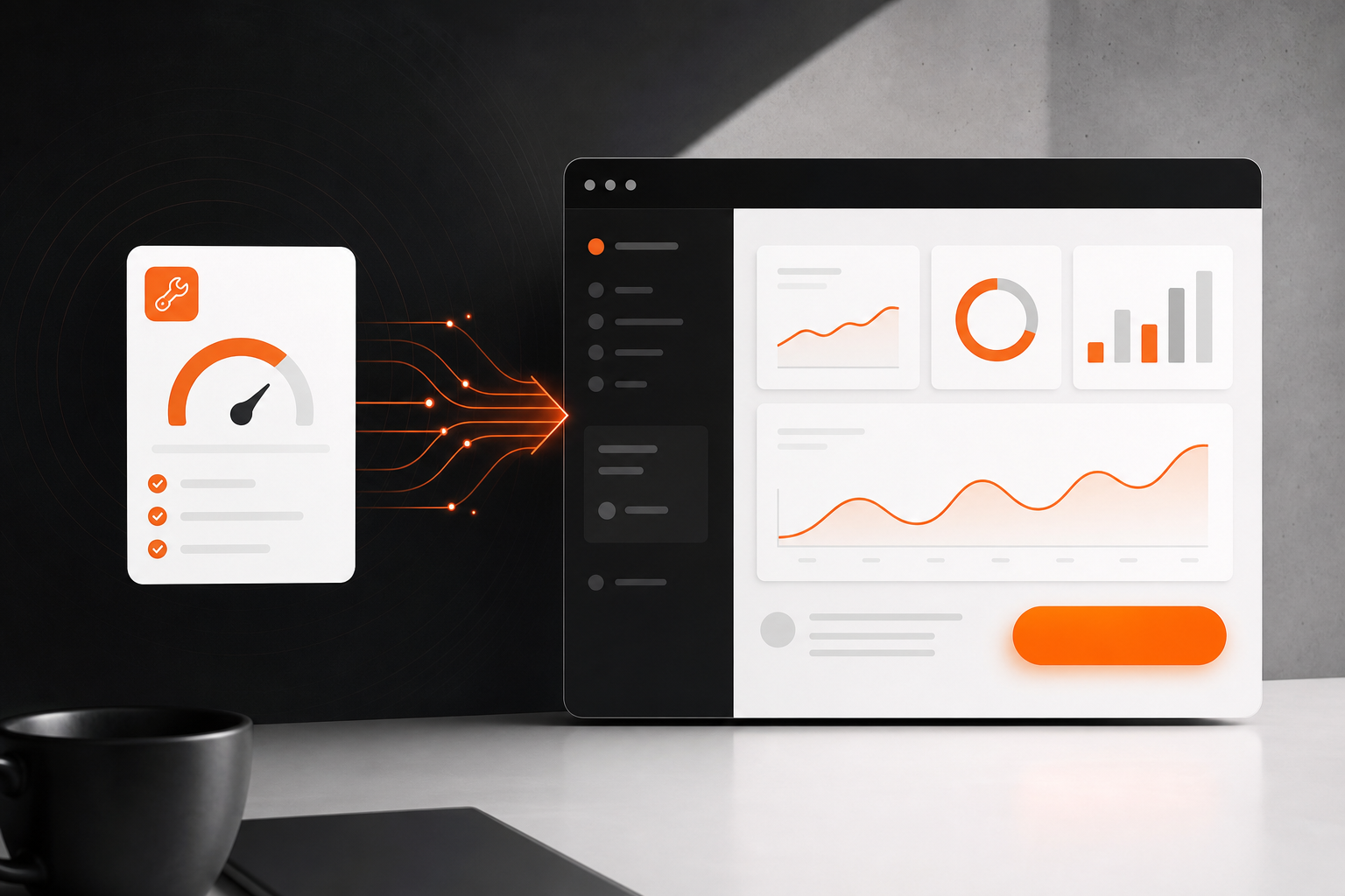 Orange and Black Content-led Growth for SaaS CTAs