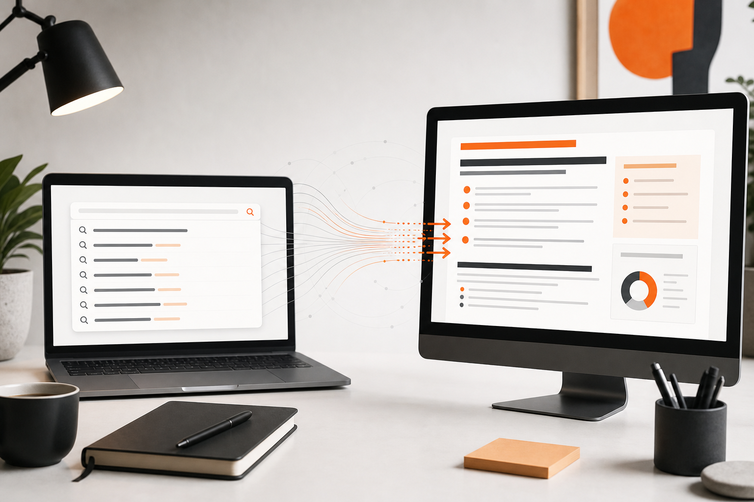 Orange and Black Answer The Public Outline