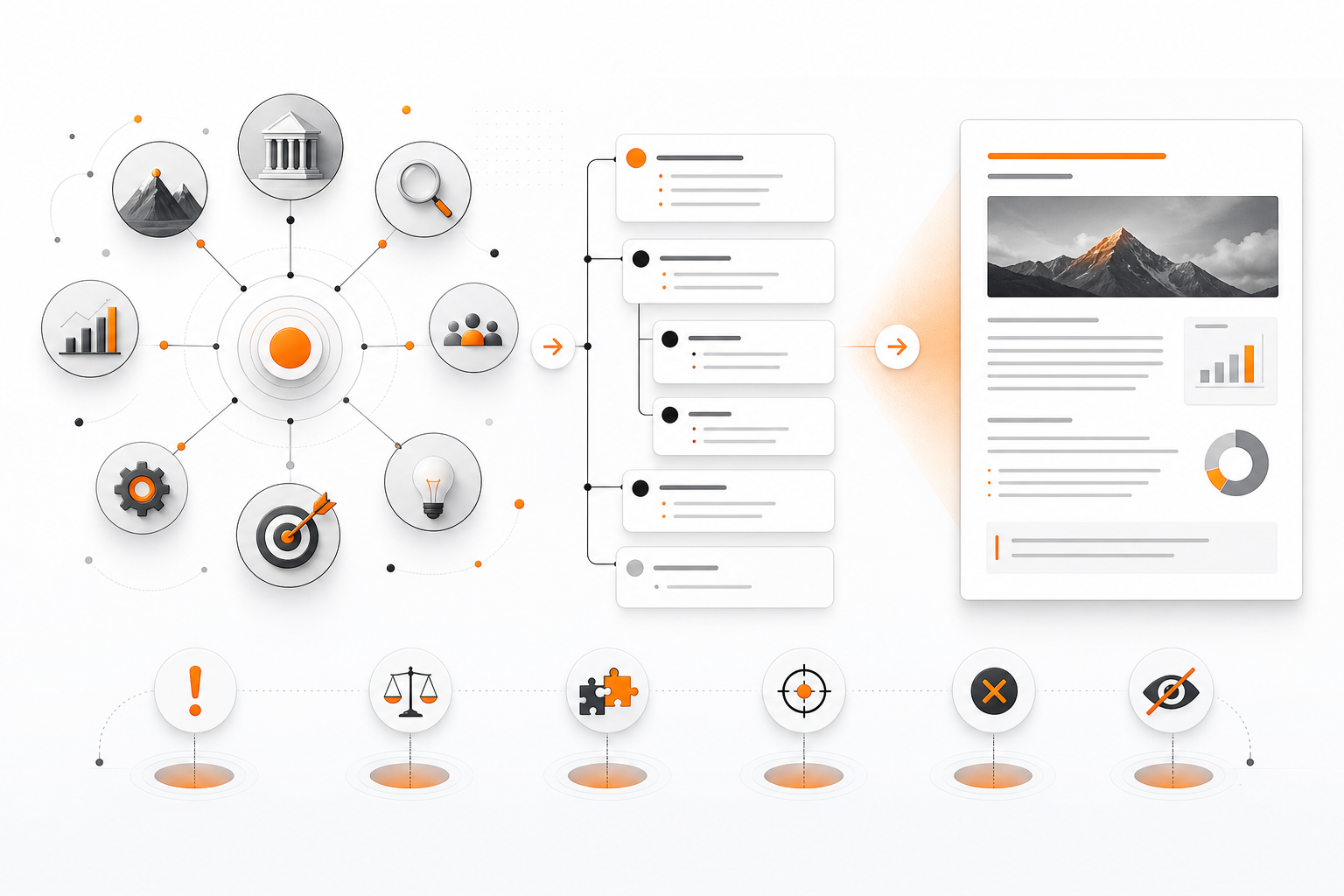 Orange and Black SEO Content Writing