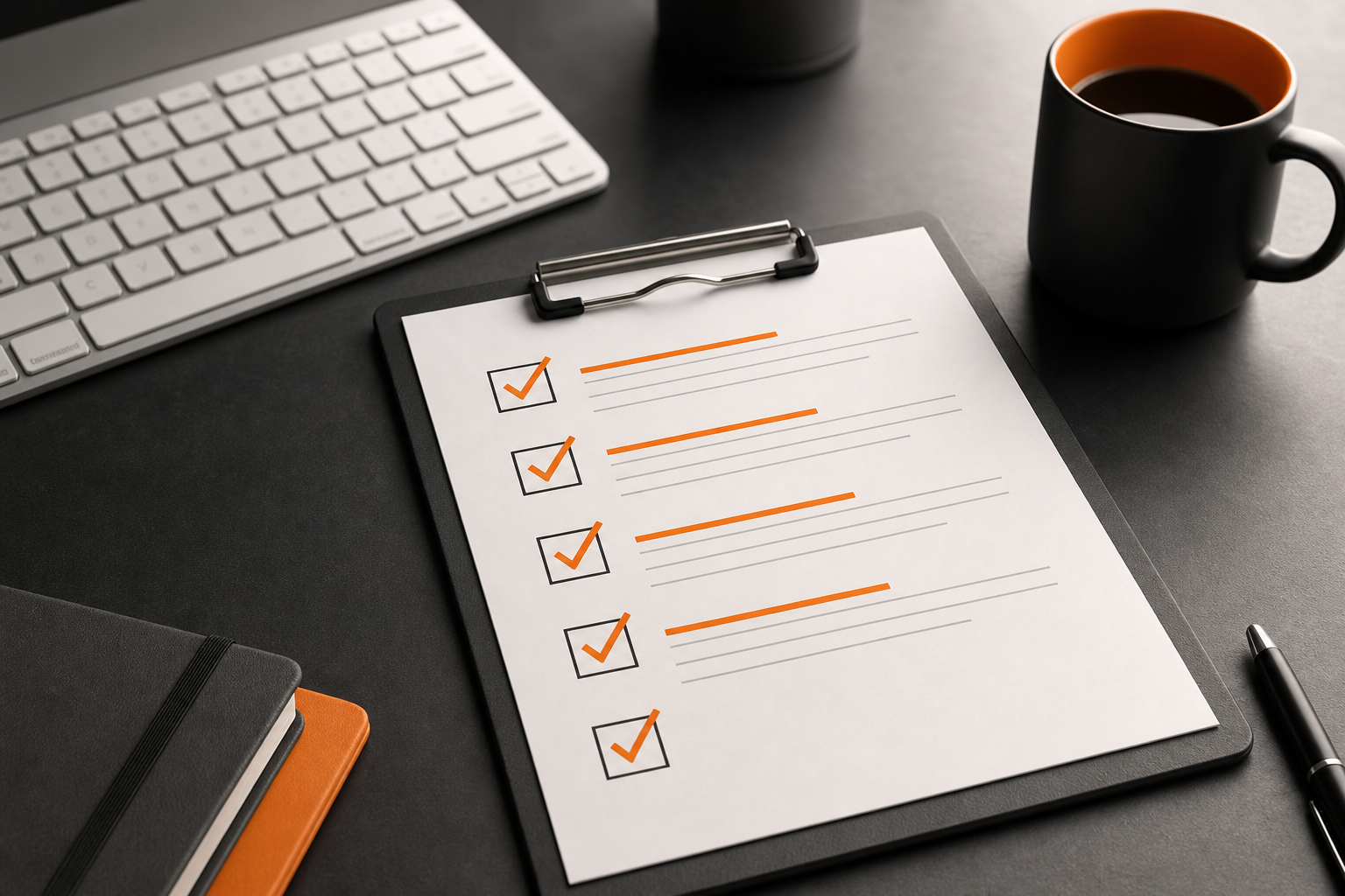 Orange and Black Amazon Associates Program Compliance Checklist