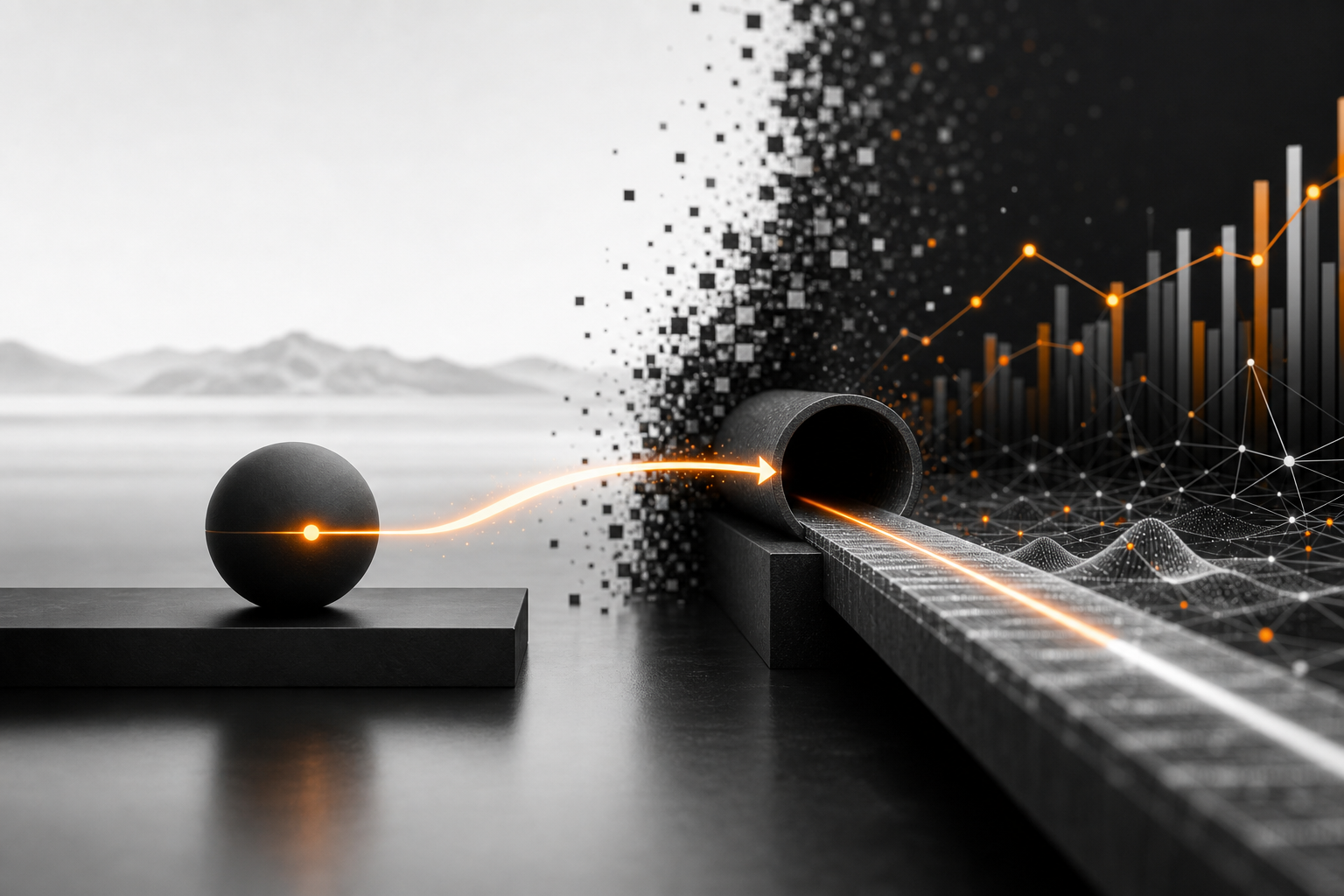 Orange and Black Vanity URL vs URL redirect flow