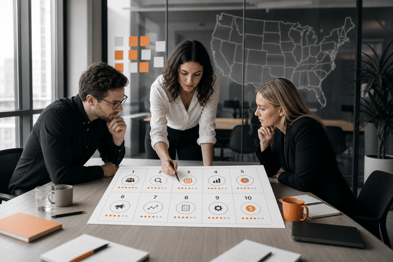 Orange and Black Content Marketing Agency Scorecard