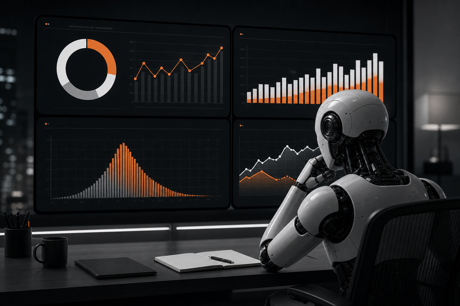 Orange and Black Agentic AI Memory Operational dashboards
