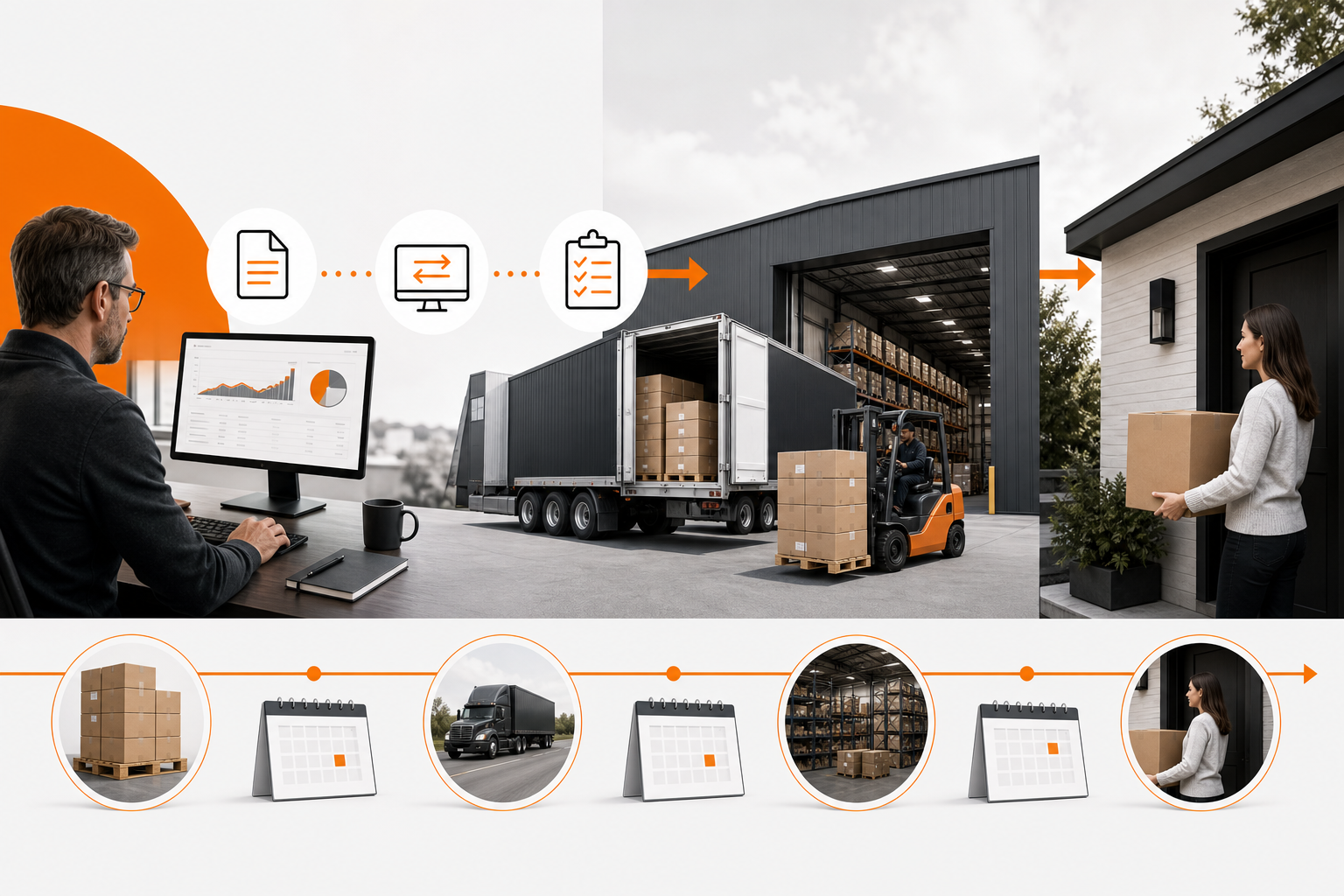 Orange and Black Amazon Vendor Central Operations
