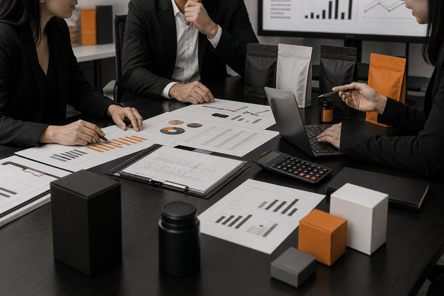 Orange and Black Amazon Vendor Central Planning